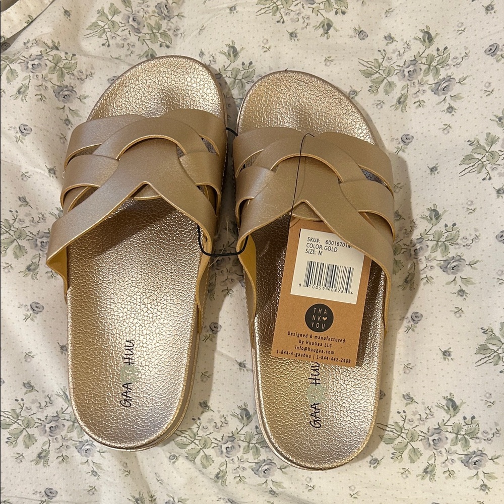 Gold Women's Sandals